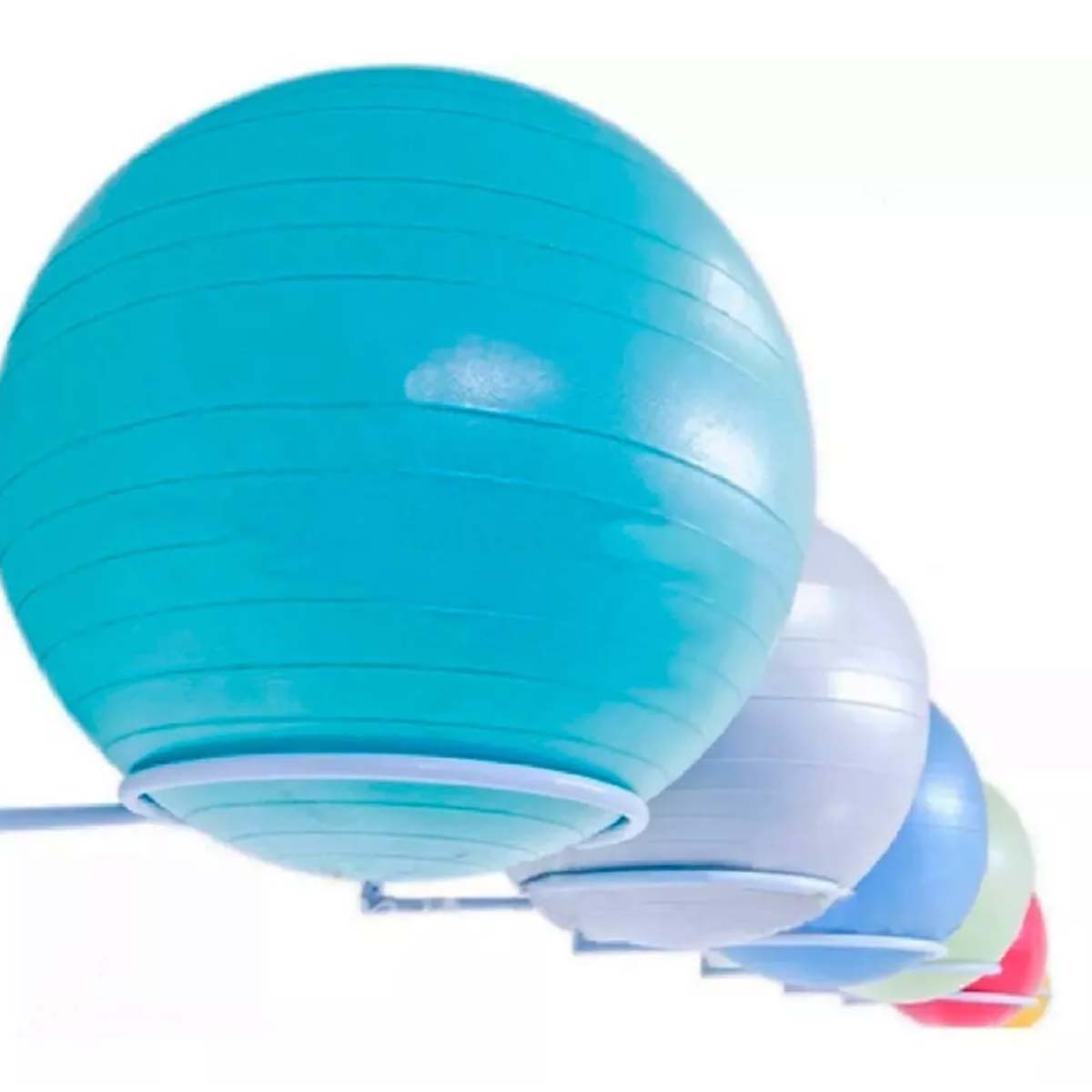 Suporte Individual Para Bola de Pilates Aro Metálico