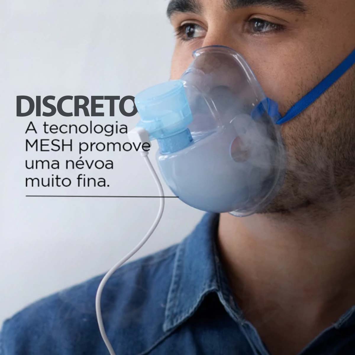 Inalador Nebulizador De Rede Vibratória VP-M10 Bioland