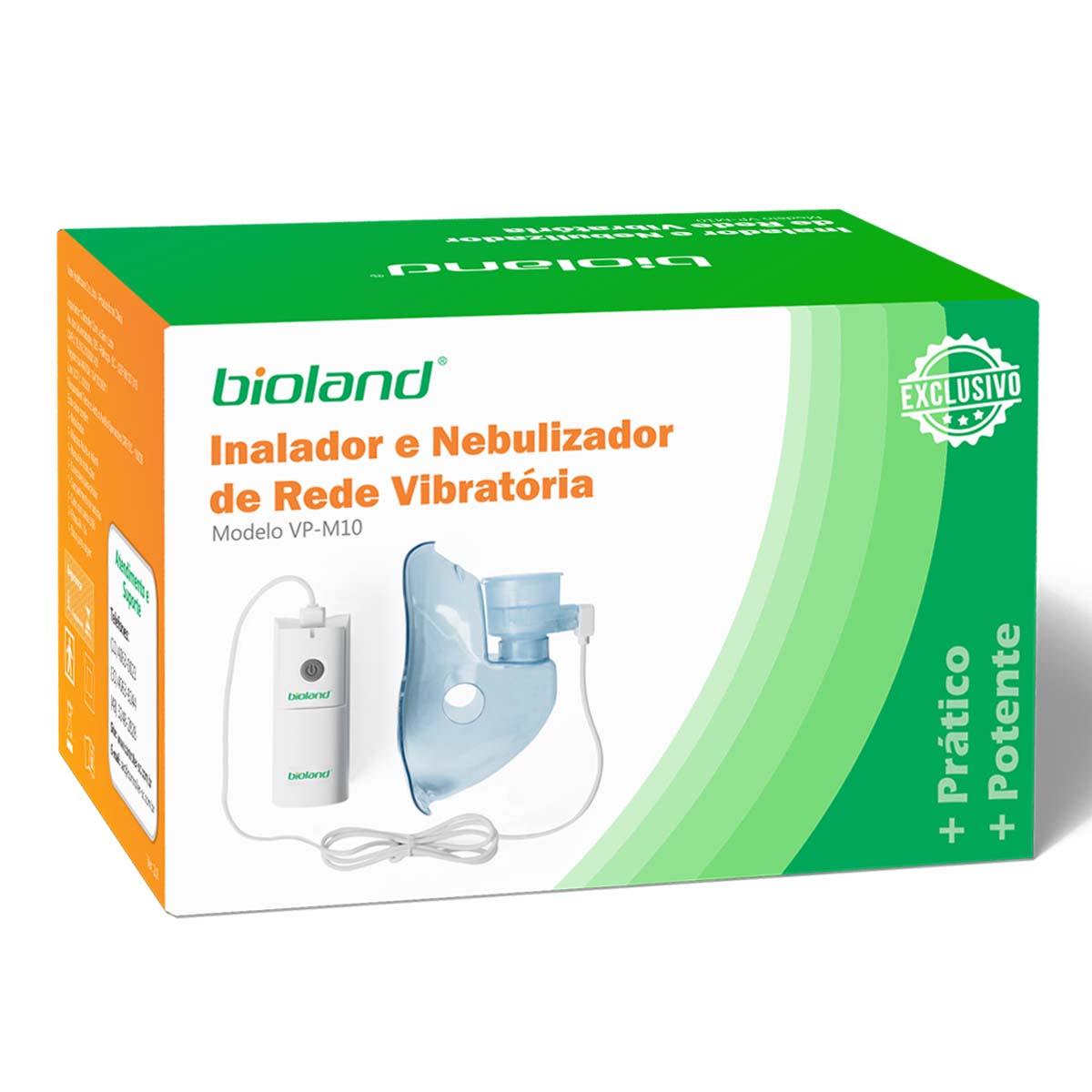 Inalador Nebulizador De Rede Vibratória VP-M10 Bioland
