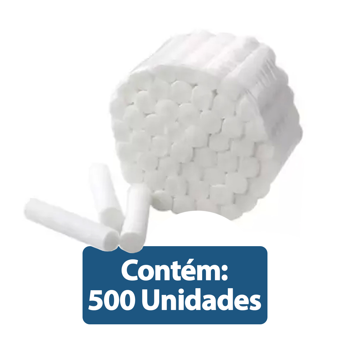 Rolo Dental de Algodão 500und Rolete Max Clean