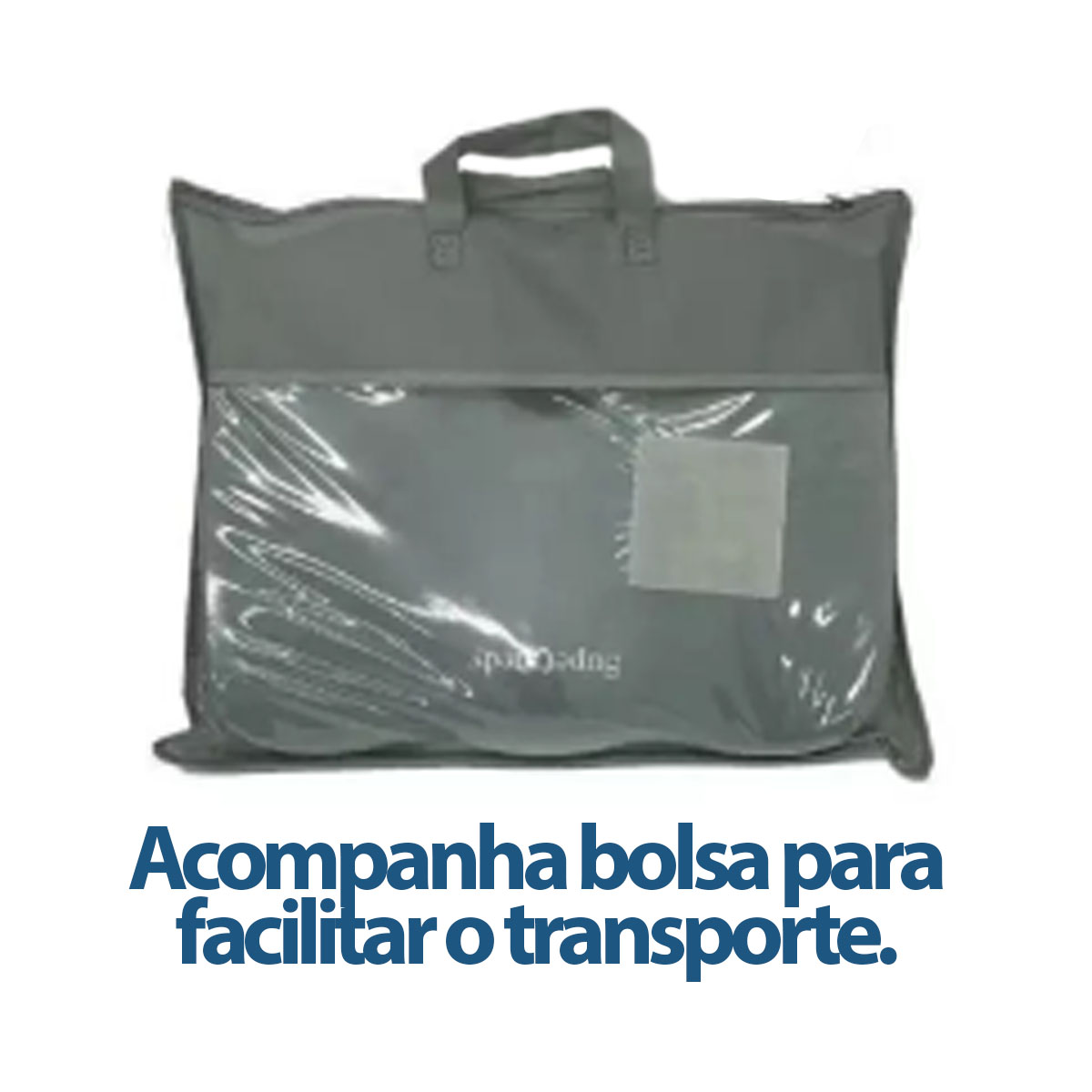 Almofada Anatomica Gel Protetor Coccix C/Capa Supermedy