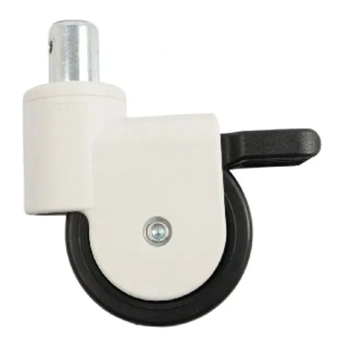 Rodizio Branco com Bucha Cadeira de Banho D60 Dellamed 2 Und