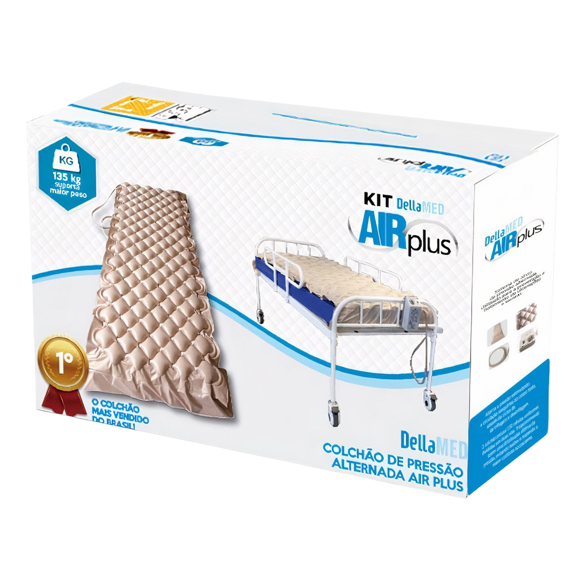 Colchão Pneumático Inflável Air Plus 220V Dellamed