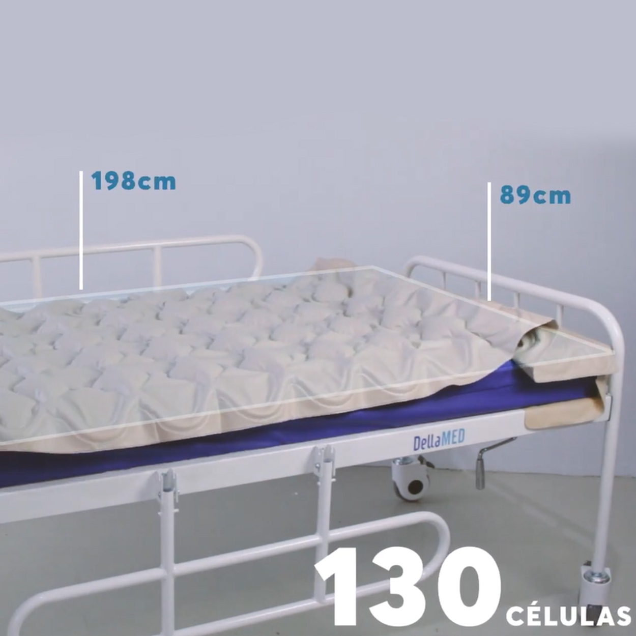 Colchão Pneumático Inflável Air Plus 220V Dellamed