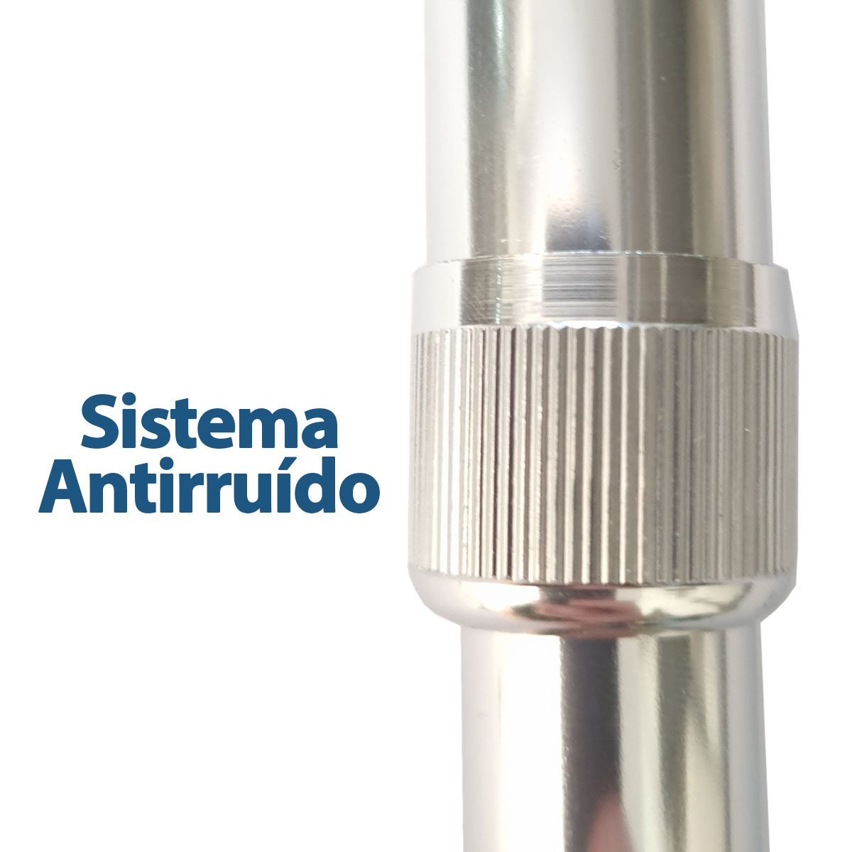 Muleta Canadense Fixa de Alumínio Azul Supermedy Par