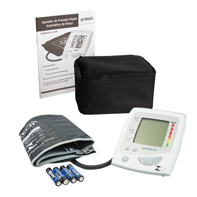 Aparelho de Pressão Digital G-tech LA250