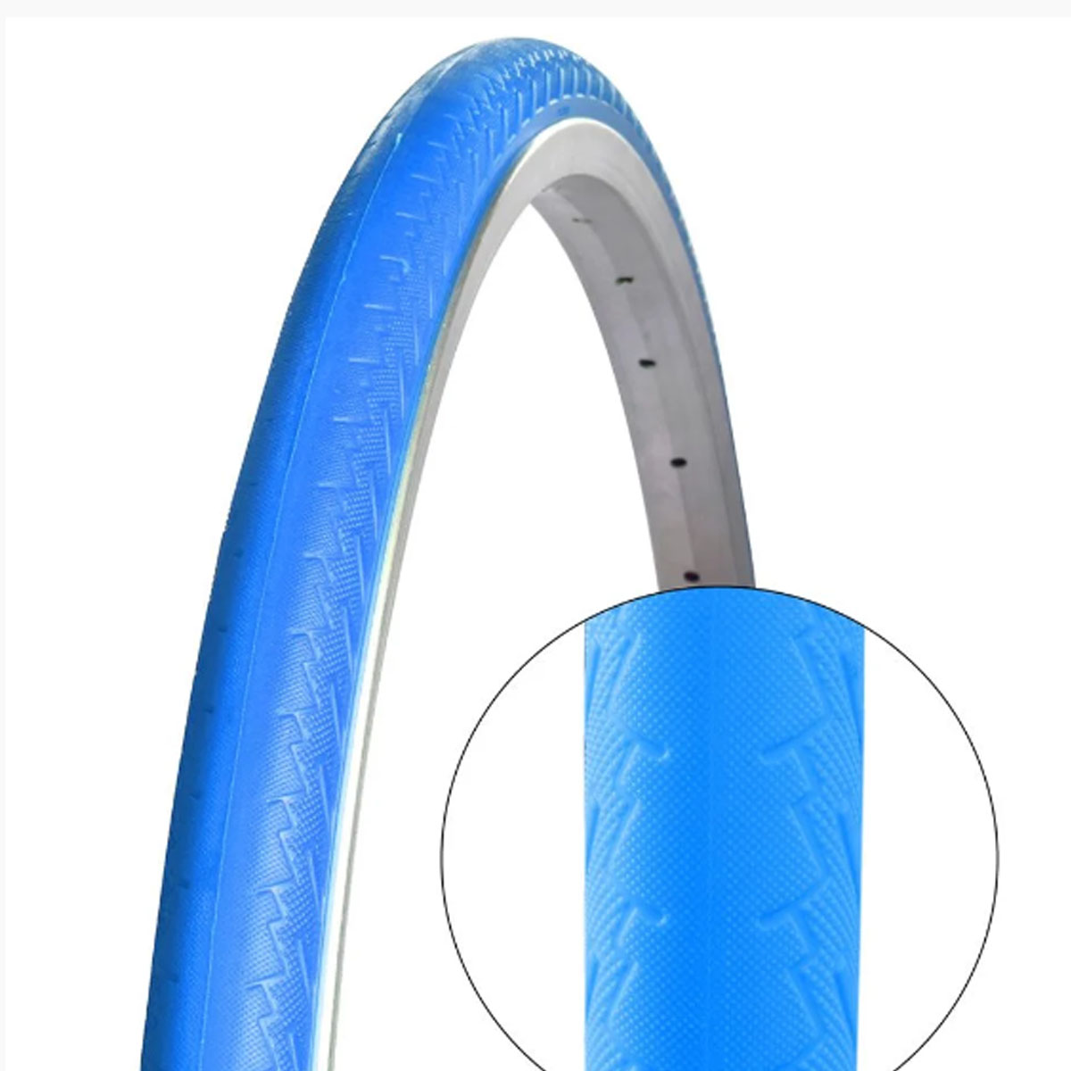 Pneu Primo Maciço Cadeira de Rodas 24 X 1 (25-540) Azul