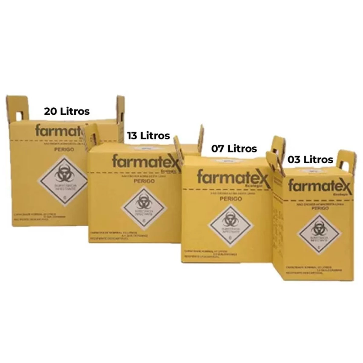 Coletor para Material Perfurocortante 13L Farmatex