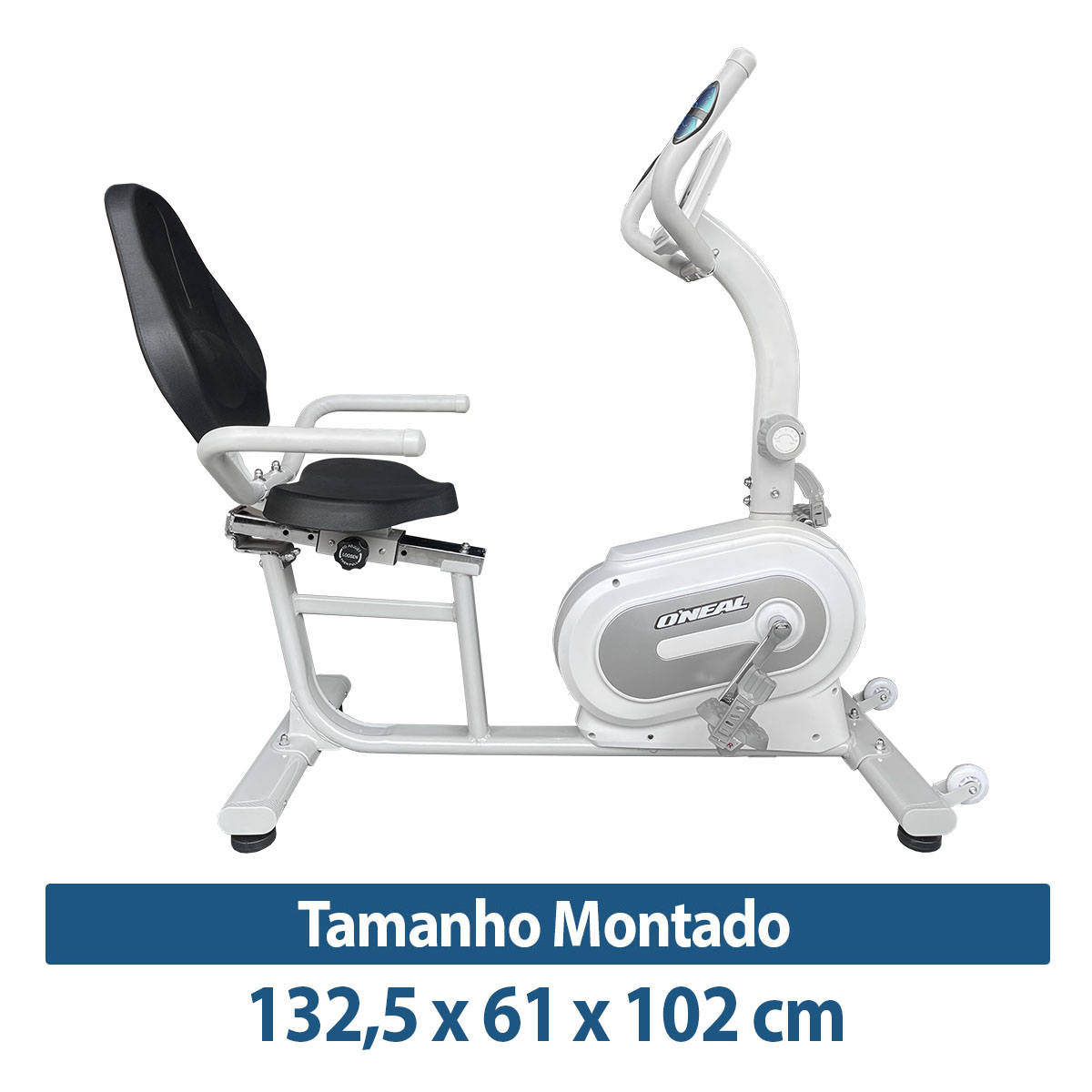 Bicicleta Bike Ergométrica Horizontal Magnético TP0512 Oneal