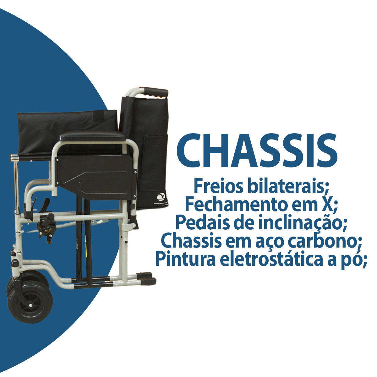Cadeira de Rodas Start T45 Freedom 120kg