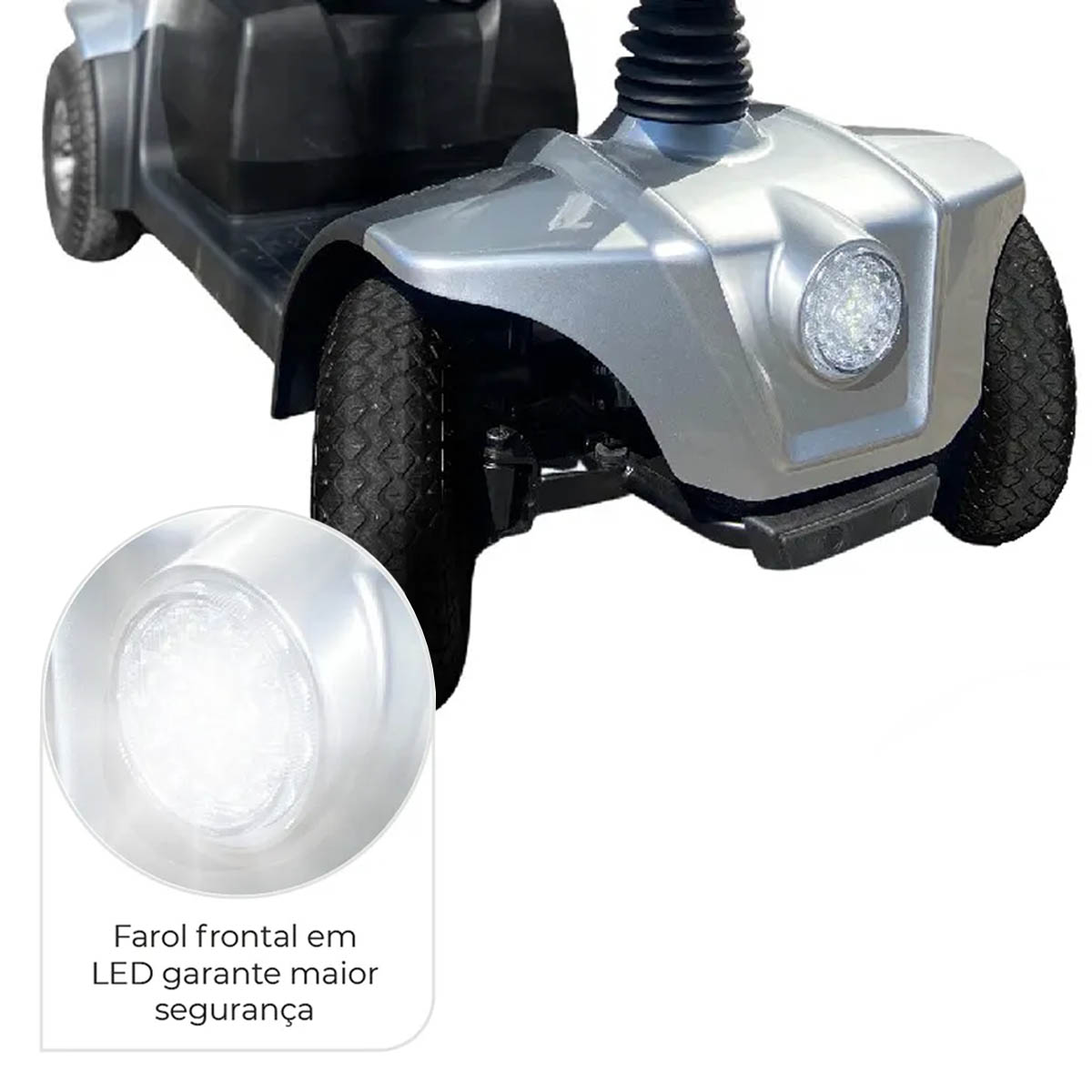 Scooter Elétrica CS Dobrável até 150 Kg Dellamed