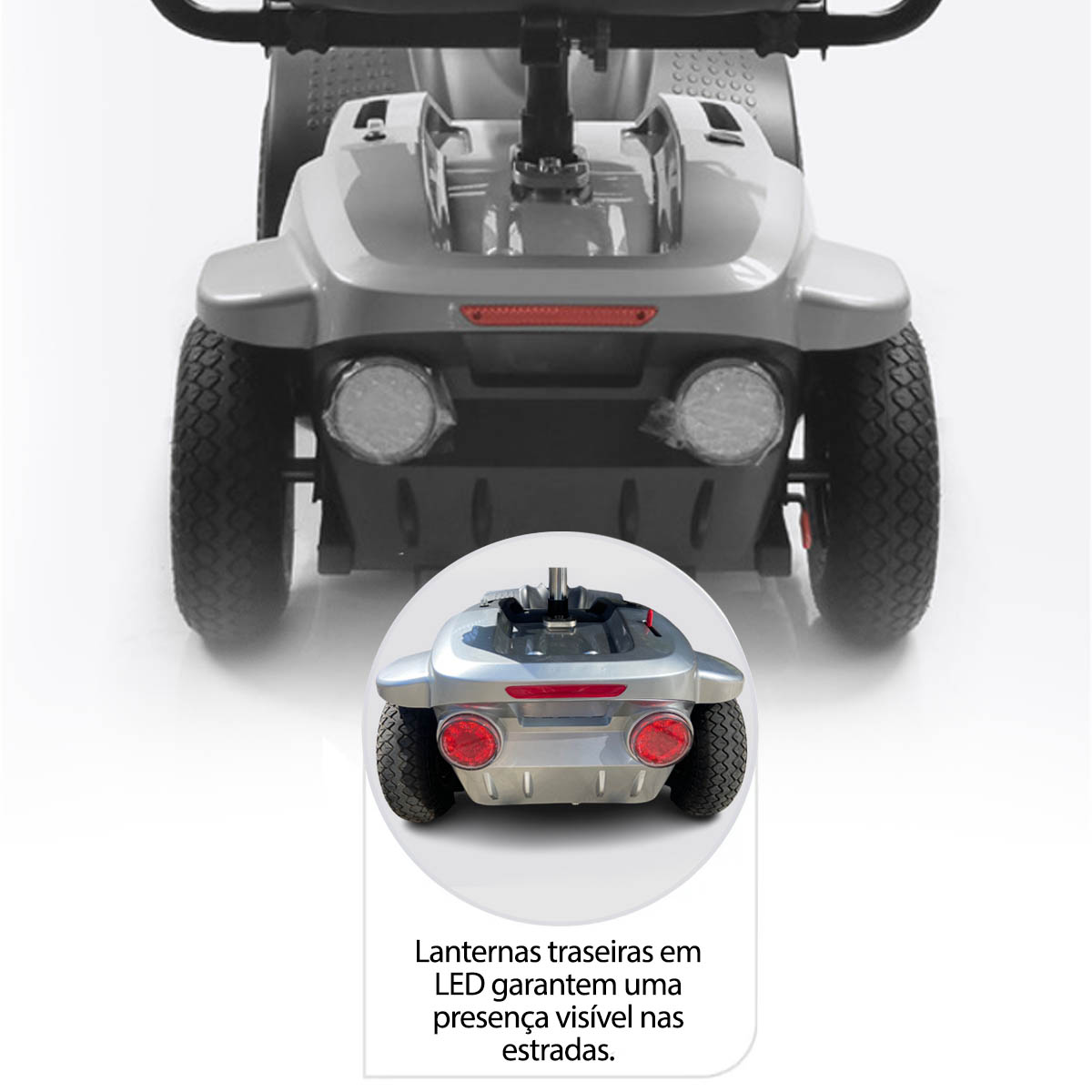 Scooter Elétrica CS Dobrável até 150 Kg Dellamed