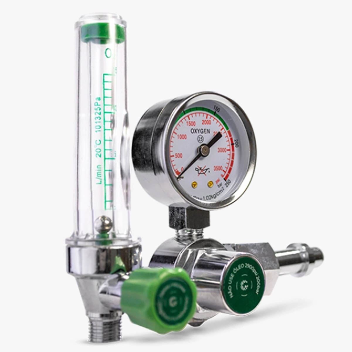 Regulador de Pressão com Fluxometro para Oxigênio Medicinal Gaslive 1-15 L/MIN