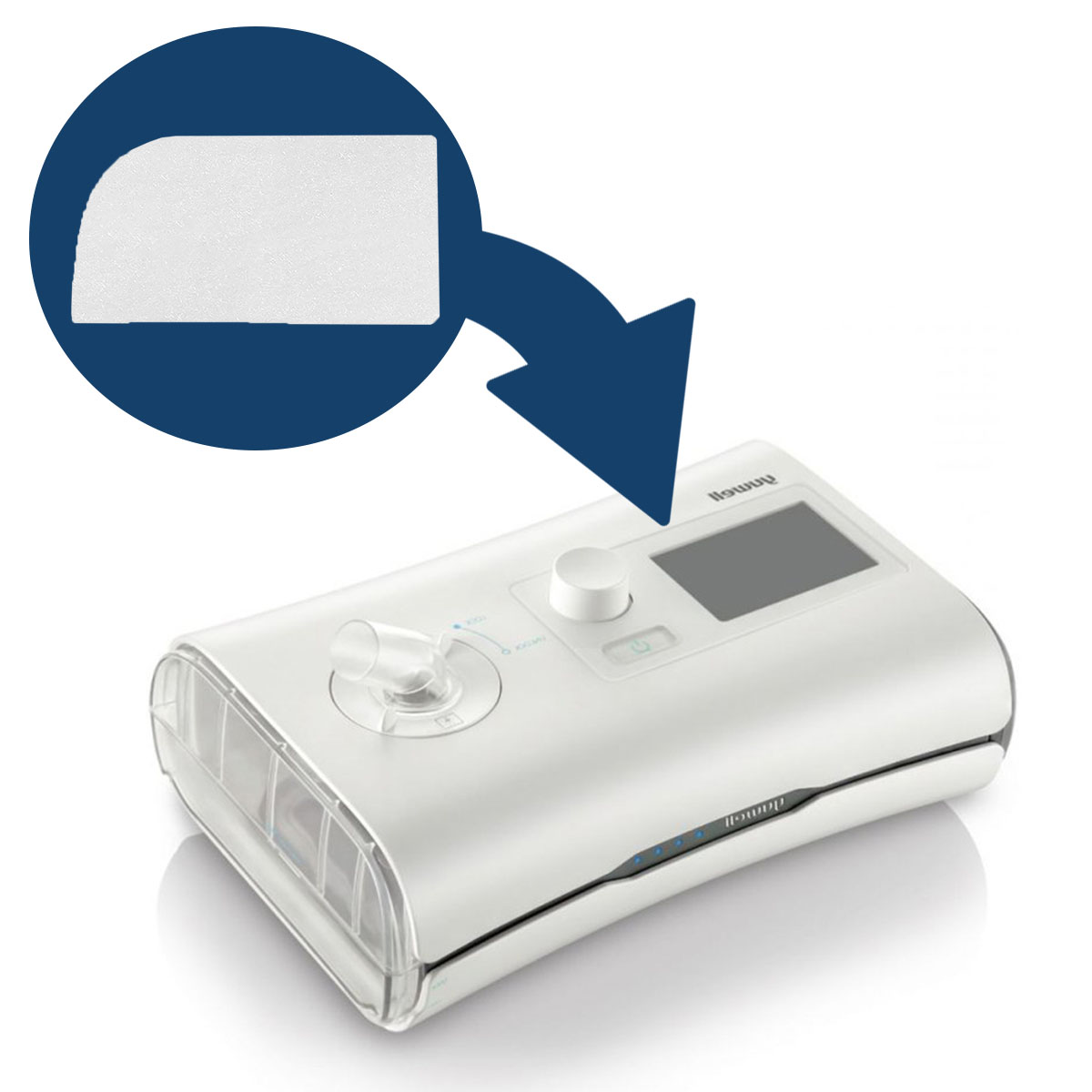 Filtro para Cpap Sleeplive LT Automático com Umidificador Yuwell 