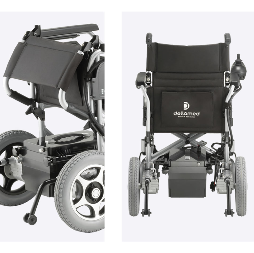 Cadeira de Rodas Motorizada Dobrável D900 Dellamed