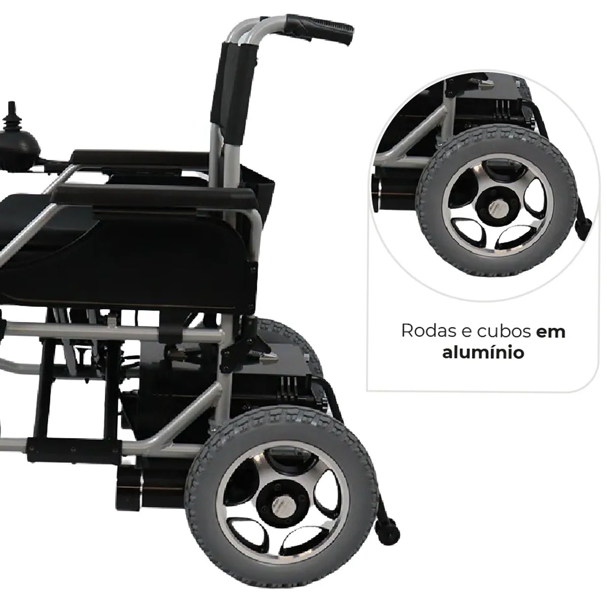 Cadeira de Rodas Motorizada Dobrável D900 Dellamed