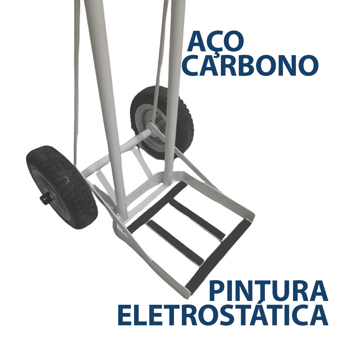 Carrinho para Cilindro de Oxigênio 50L CRV05 Vagalumy