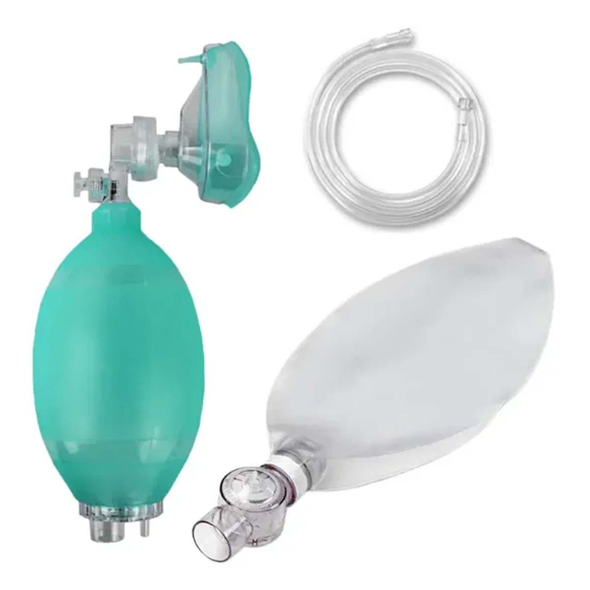 Ambu Reanimador Infantil Silicone Estáveis com Reservatório Mikatus