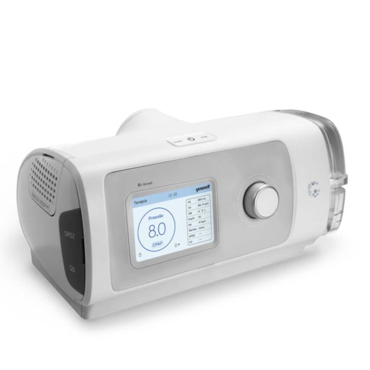 Bipap Bi-Level com Umidificador Yuwell YH-830