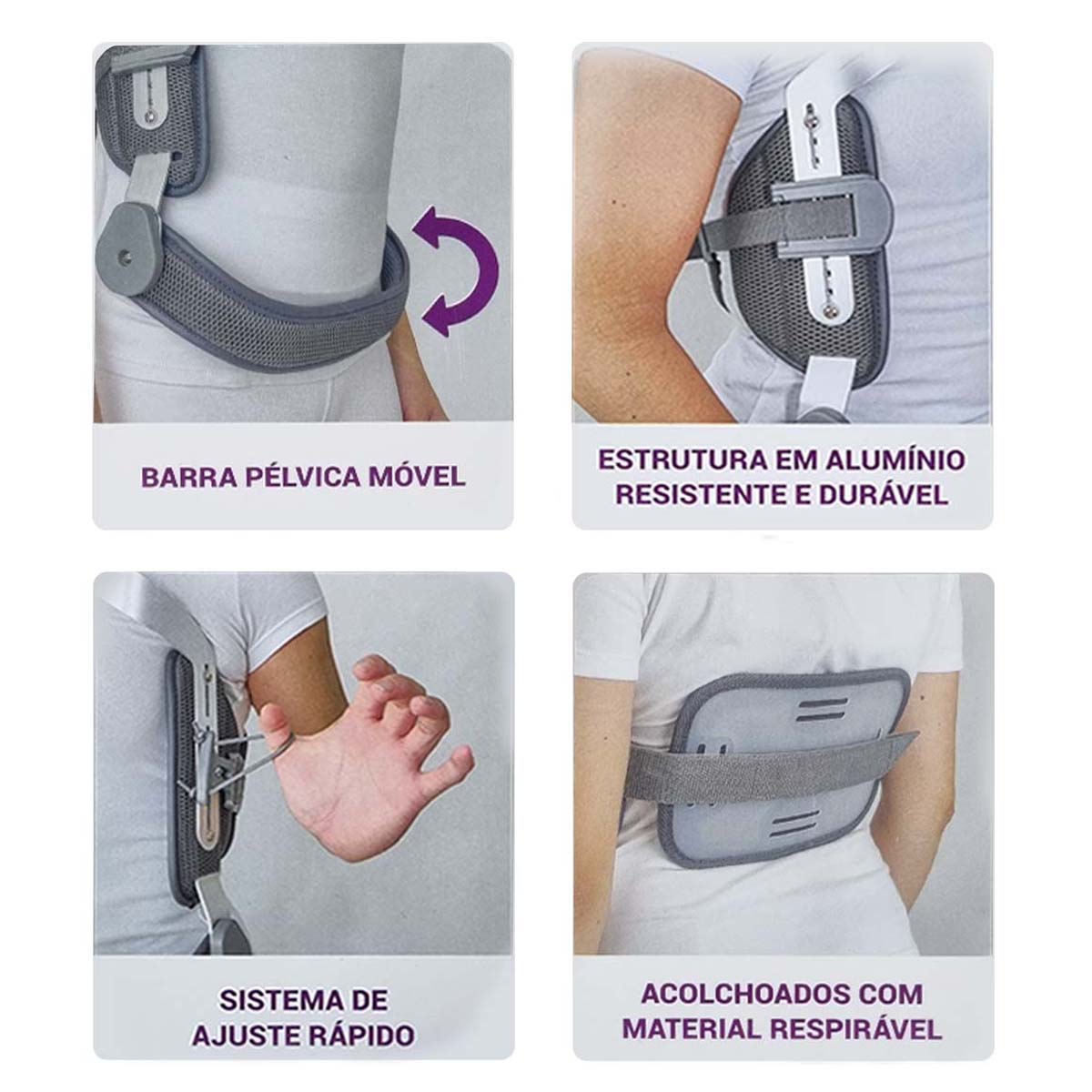 Colete Imobilizador Jewett Acolchoado Hidrolight