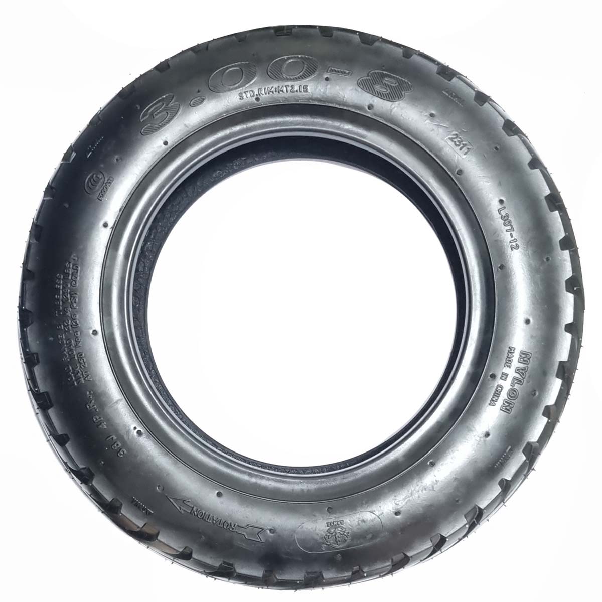 Pneu 3.00-8 Traseiro Cadeira Motorizada Triciclo 2 Unidades