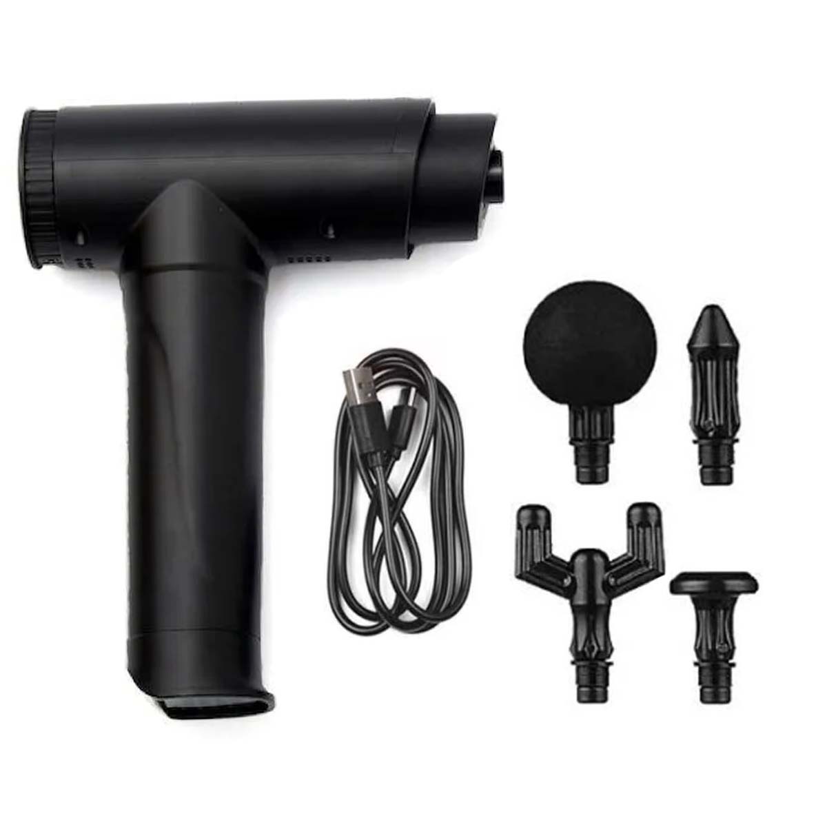 Massageador Pistola Miofascial Profissional Massage Gun 123 Útil