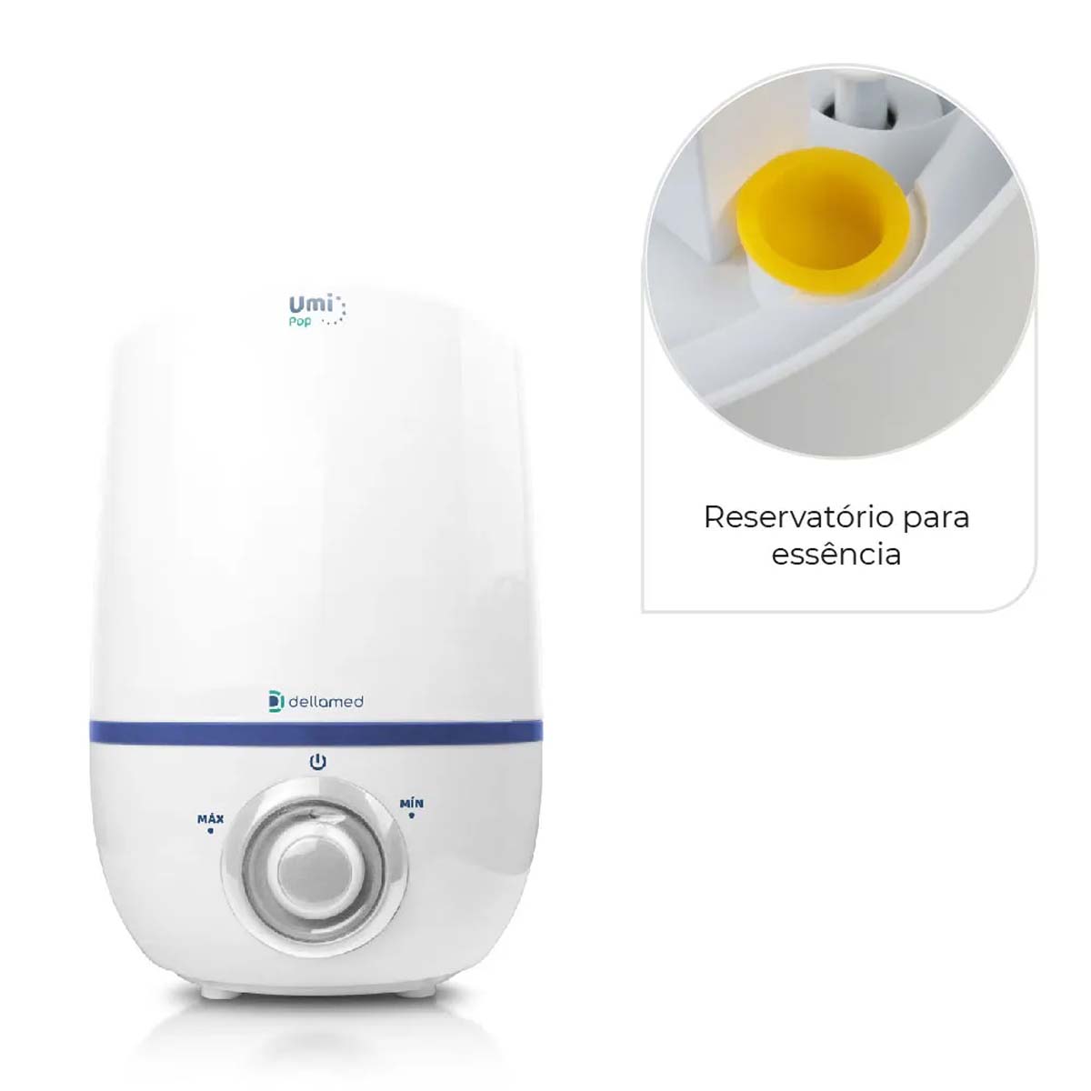 Umidificador de Ar Ultrassônico 2,3 Litros Umi Pop Dellamed