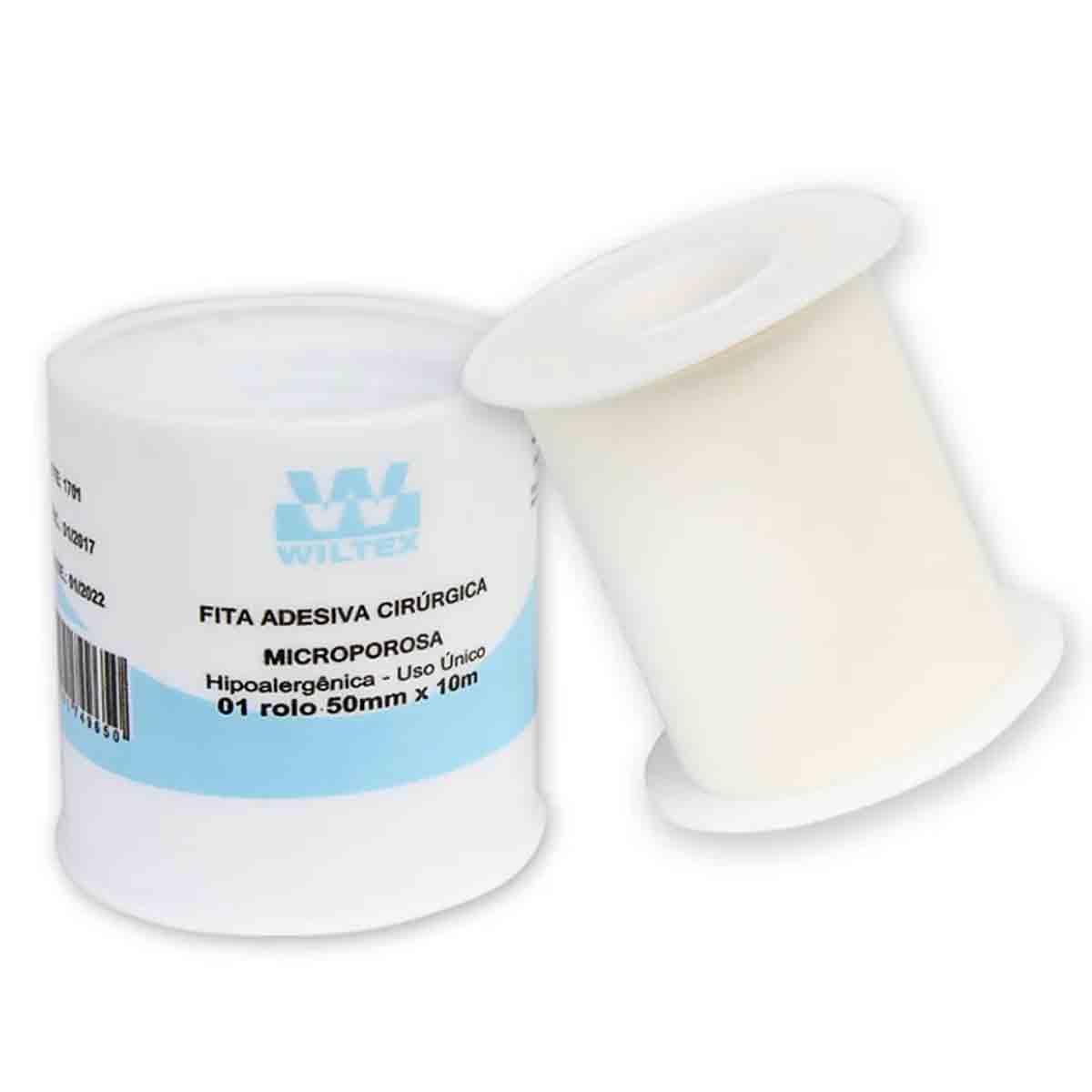 Micropore Branco Hipoalergênico Wiltex 50mmx10m