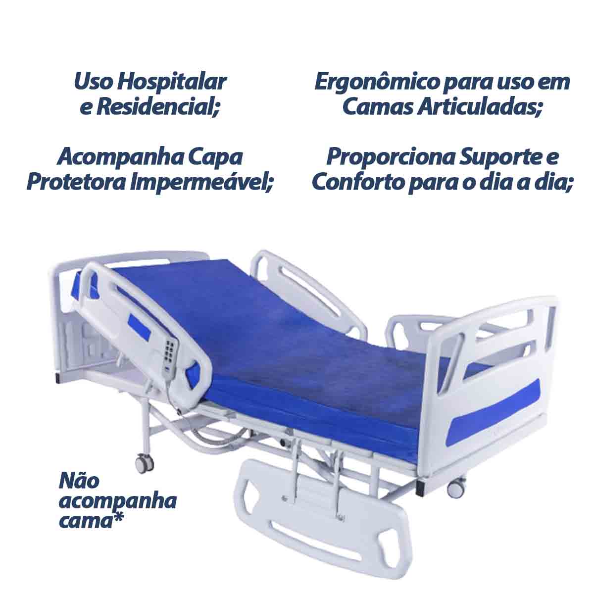 Colchão Hospitalar D28 188x88x12cm Pilati