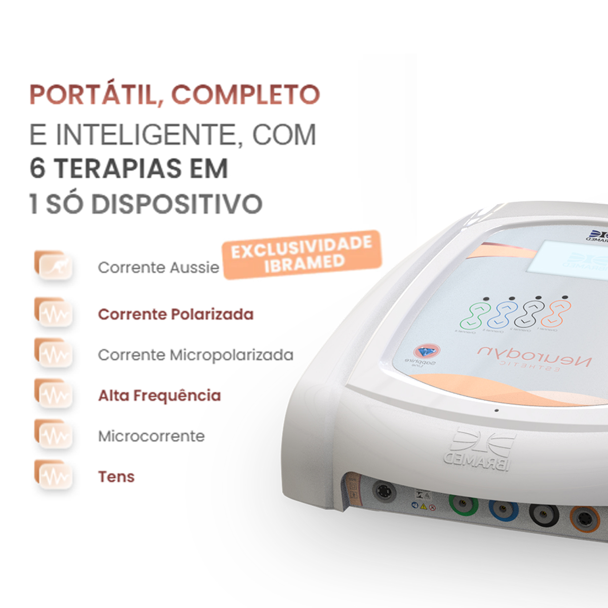 Neurodyn Esthetic Multicorrentes 06 Canais Ibramed