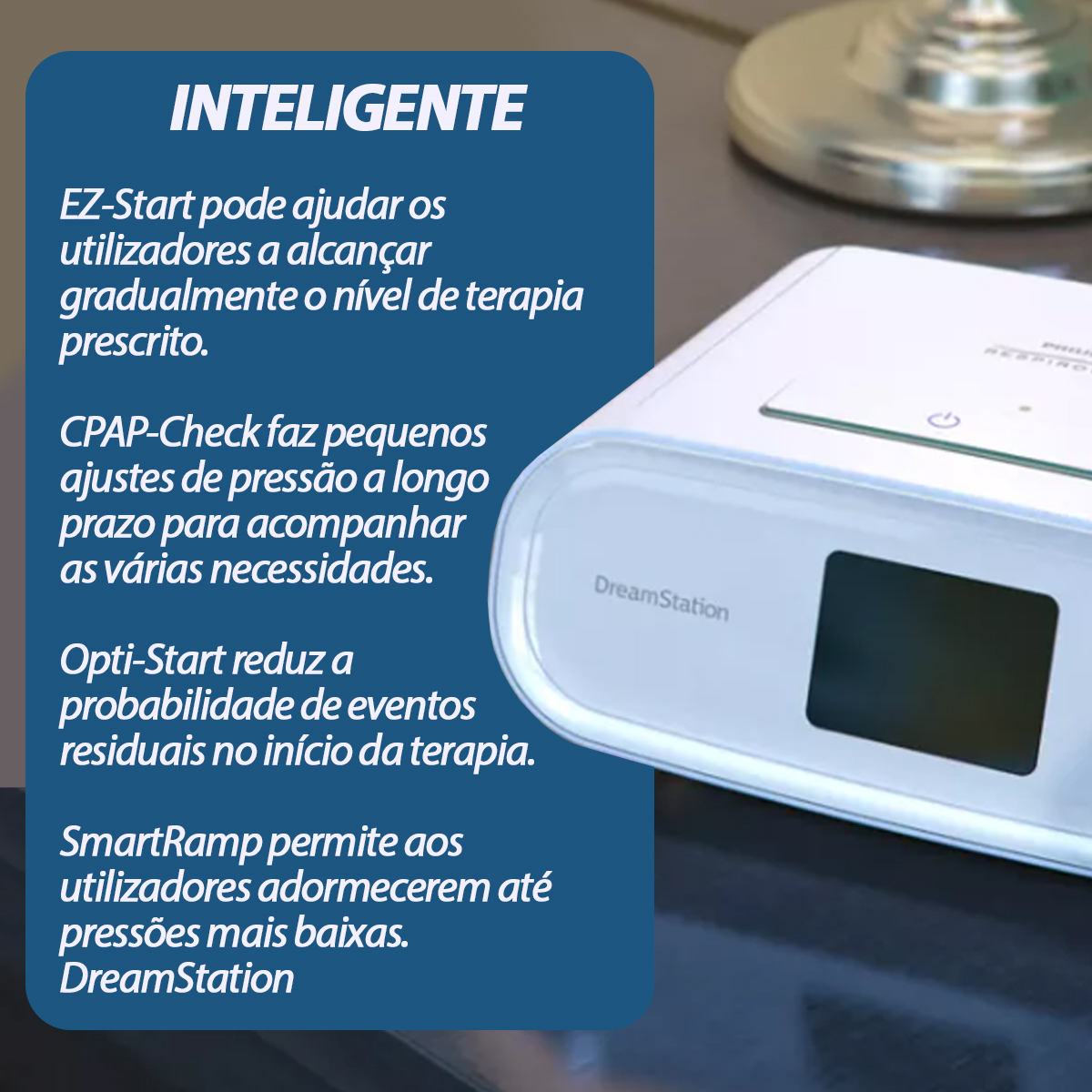 Cpap Automático Dreamstation Philips Respironics Com Umidificador e Modem Wi-fi