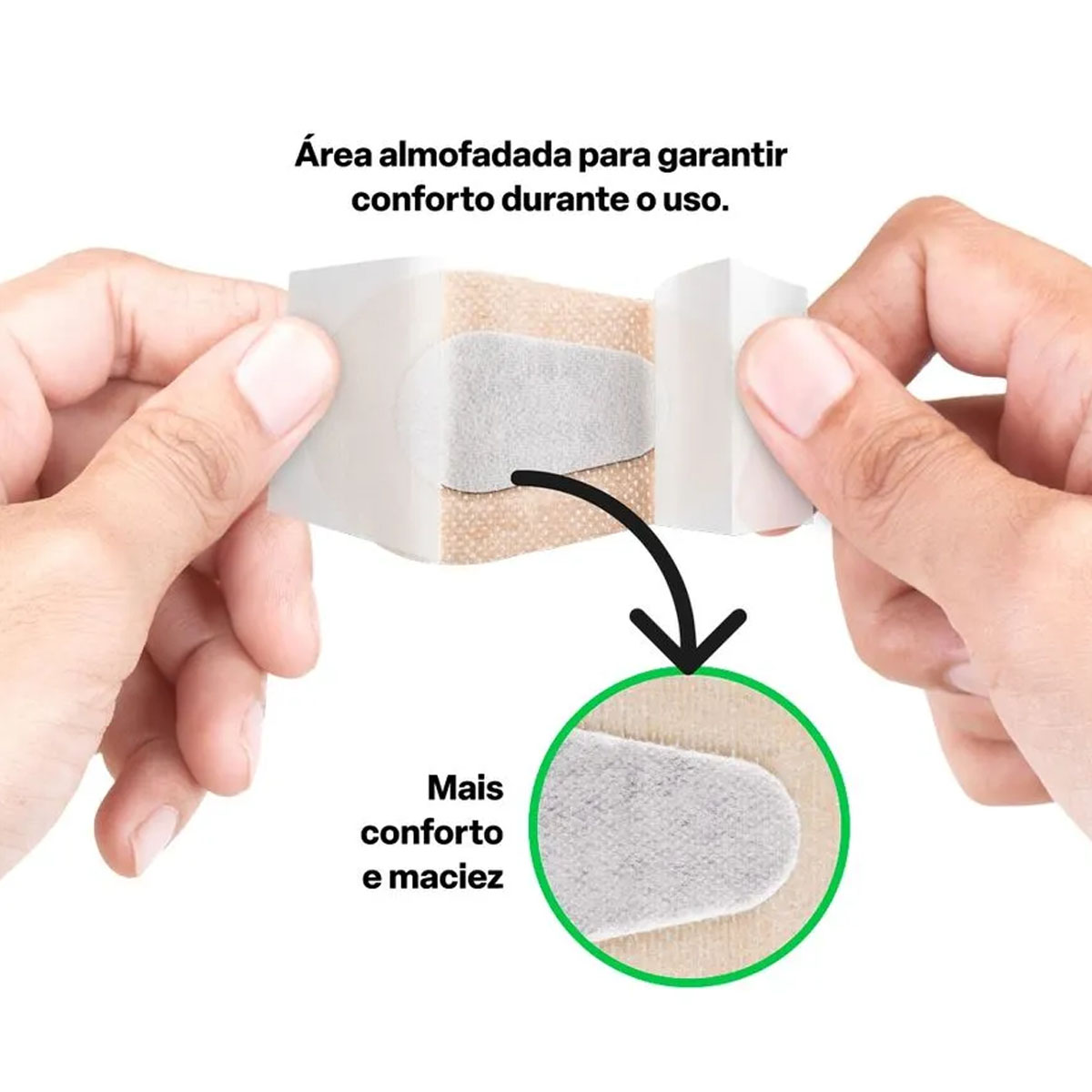 Protetor Ocular para Adulto Bege 12 Unidades Multi Saúde