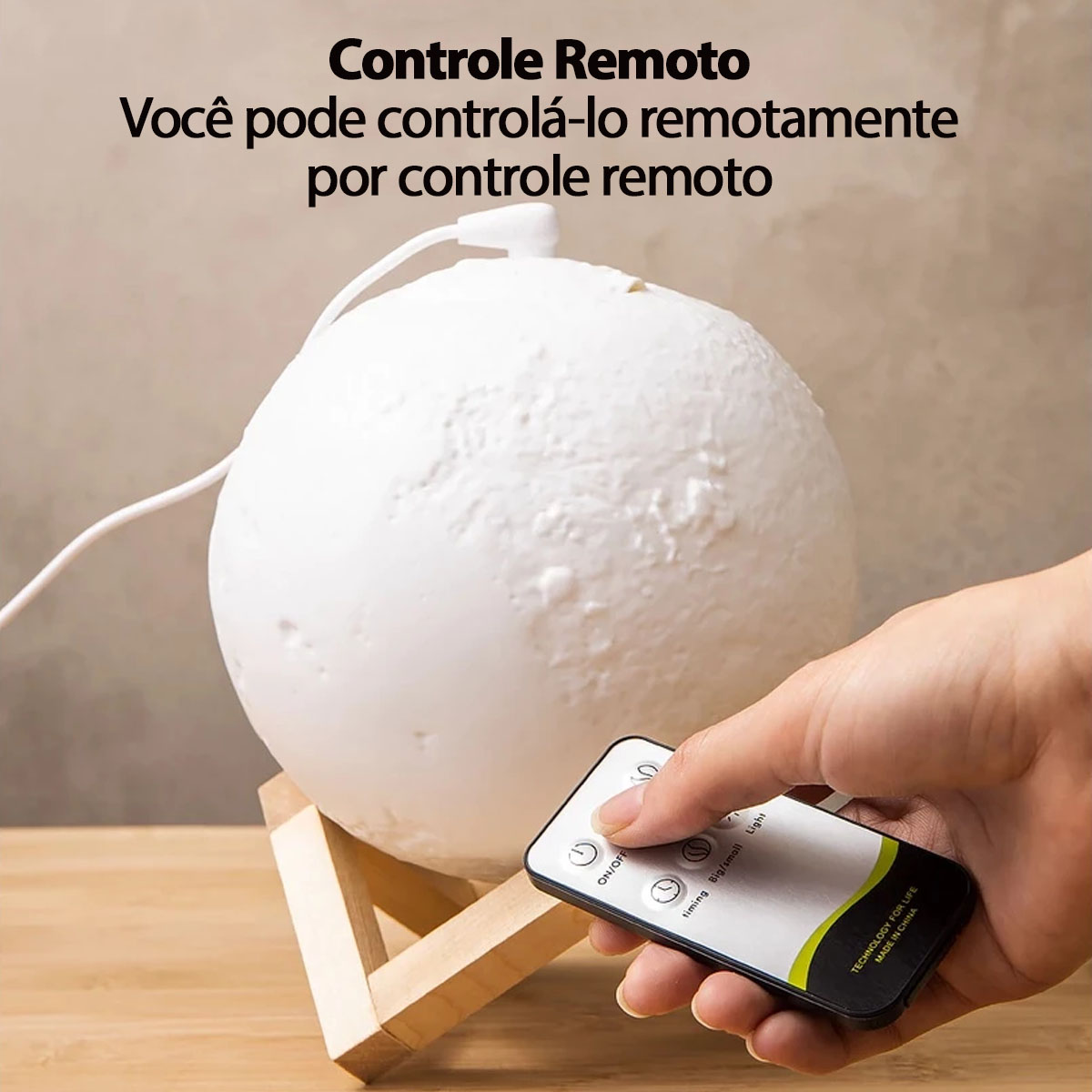 Umidificador de Ar Controle Remoto Lua 1500ML
