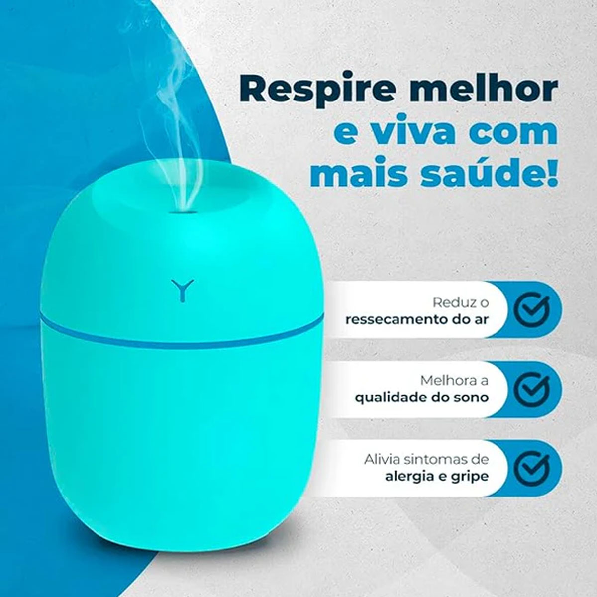 Umidificador de Ar Colorful Egg 220ML