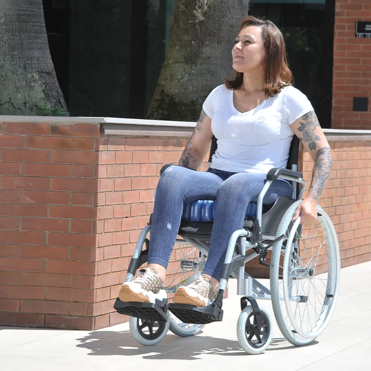 Apoio de Pé Esquerdo Cadeira de Rodas D600