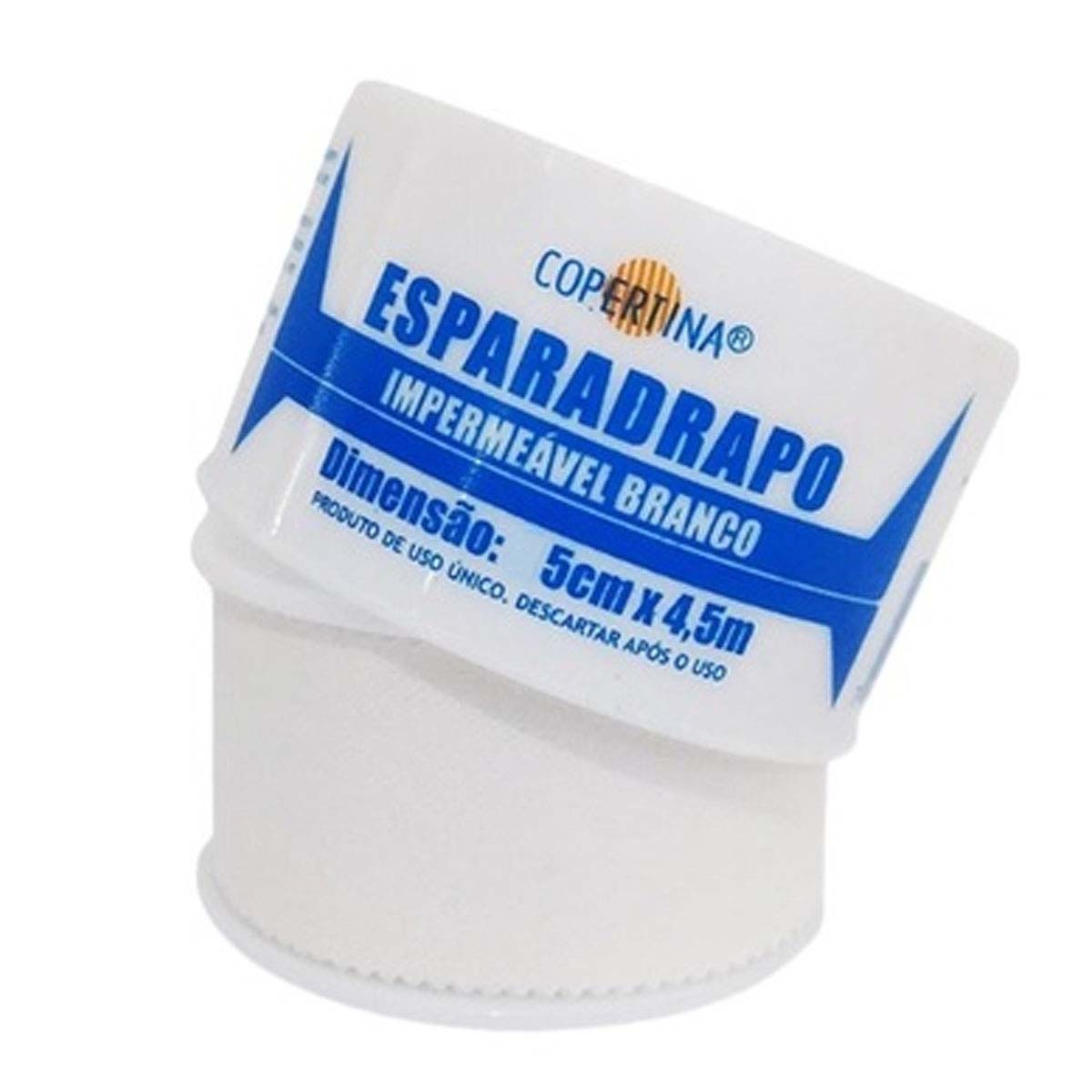 Esparadrapo Impermeável Copertina 5cm X 4,5m Unidade