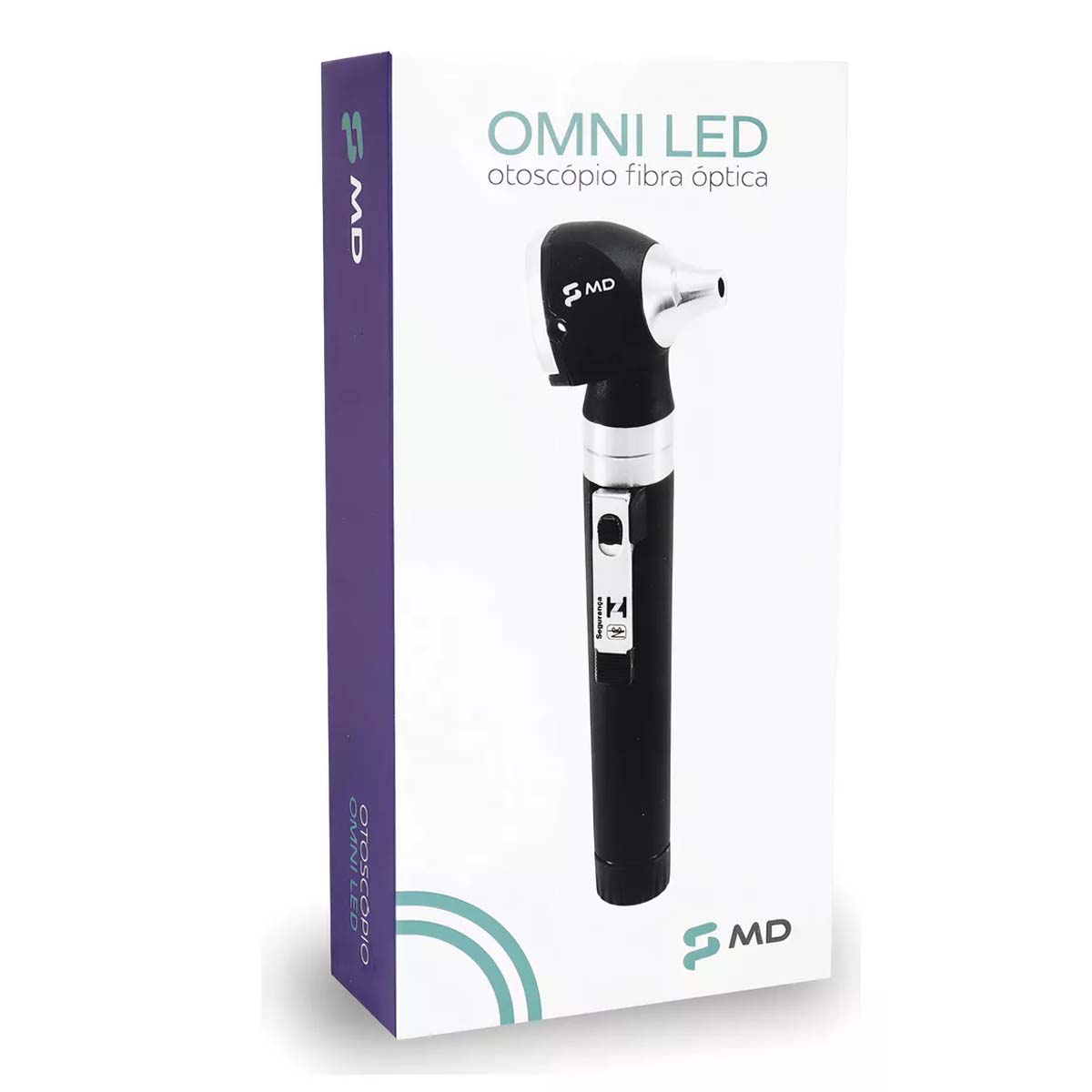 Otoscópio Omni Led Macrosul MD com Estojo Macio Verde 