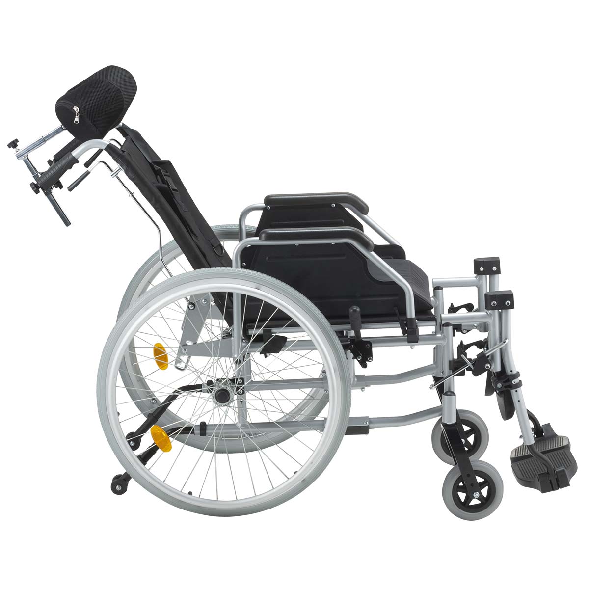 Cadeira de Rodas Reclinável Alumínio Dobrável D700 T40 Dellamed