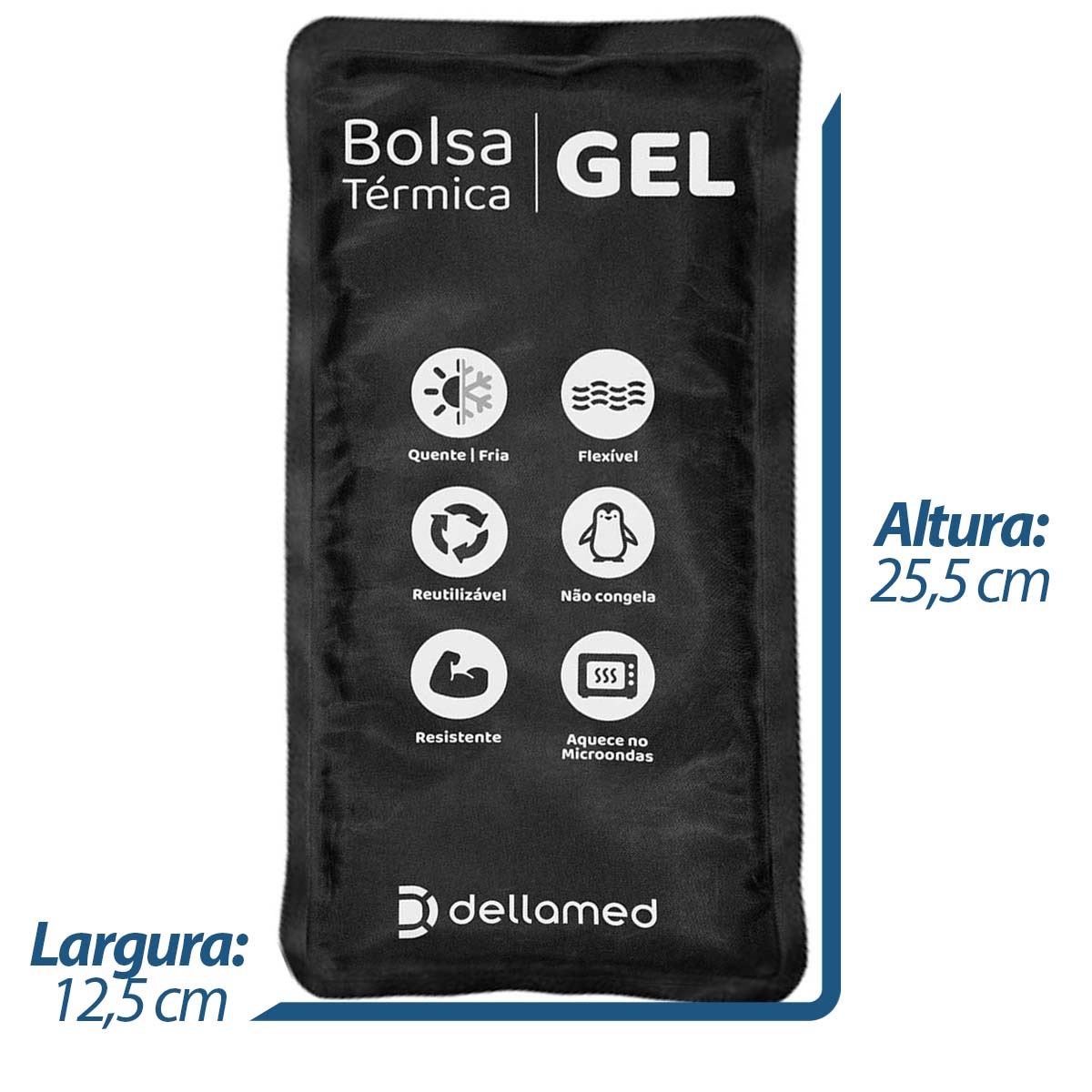 Bolsa Termica em Gel Quente Fria Pequeno Dellamed