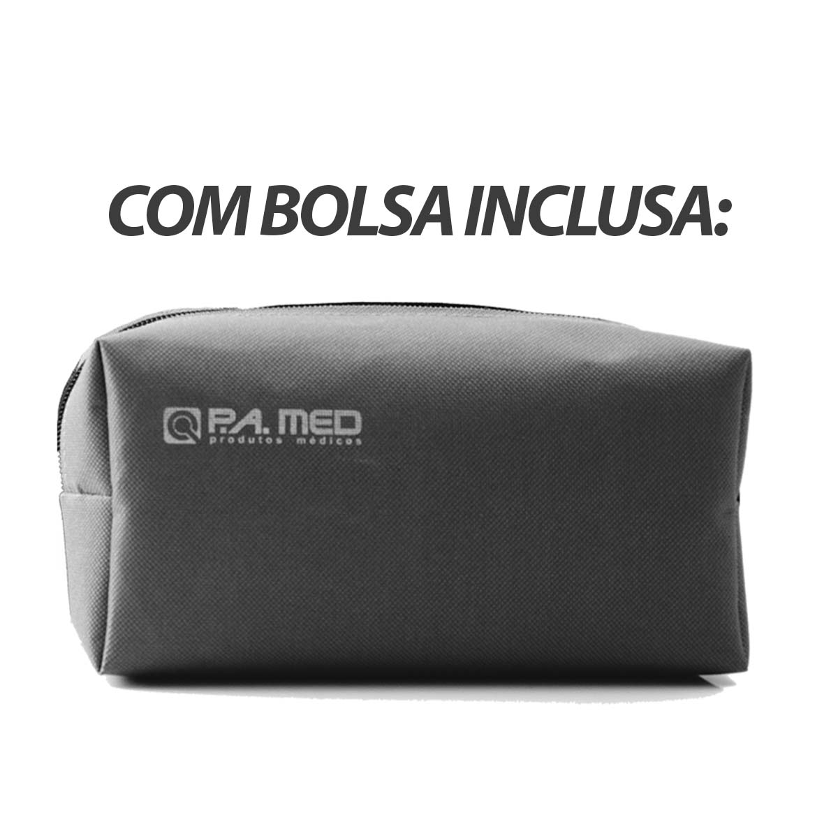 Esfigmomanômetro Adulto Brim Fecho Aderente Bege PAMED 