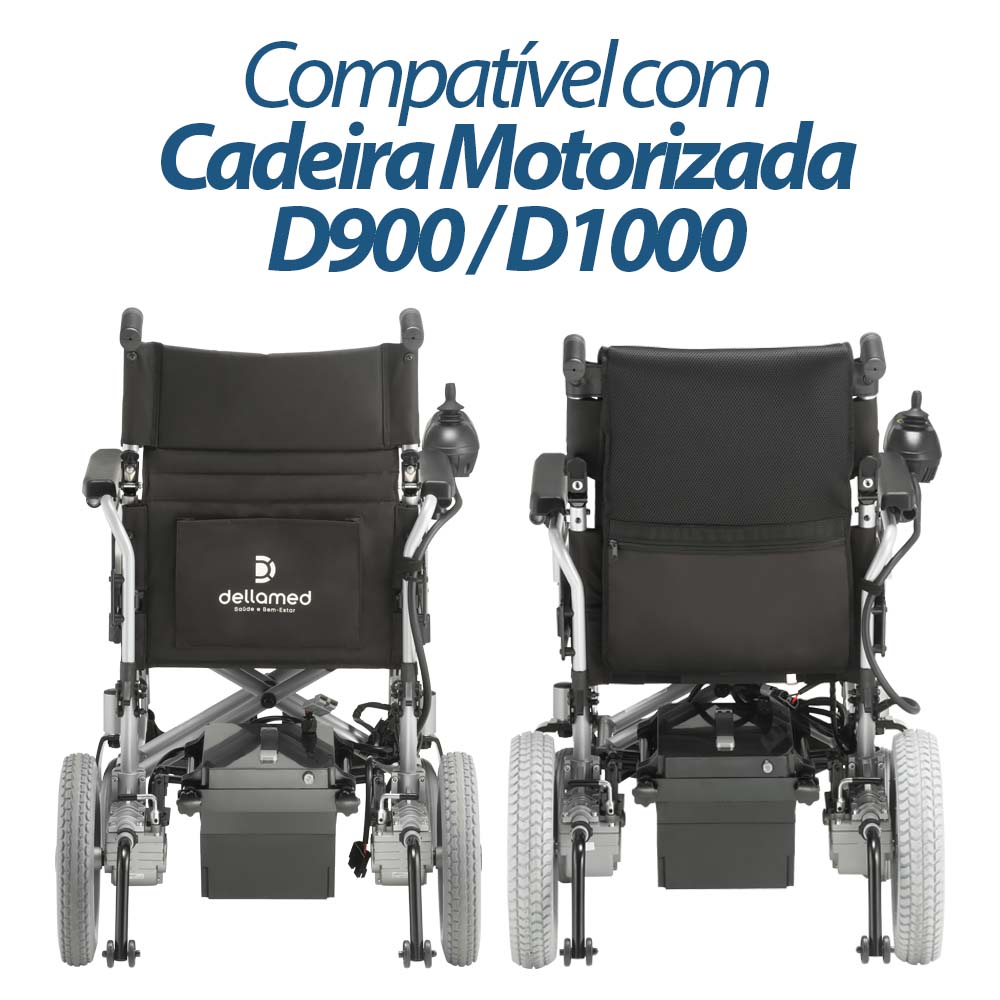 Caixa Case Baterias Cadeira de Roda D900 D1000 Dellamed 