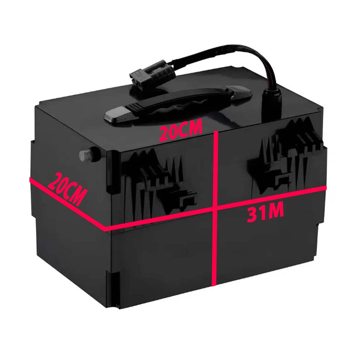 Caixa Case Baterias Cadeira de Roda D900 D1000 Dellamed 