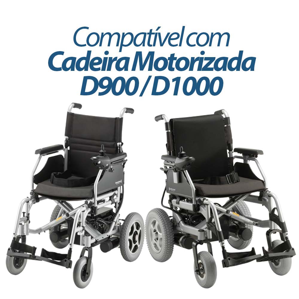 Roda Traseira com Pneu Maciço Cadeira de Roda D900 Dellamed