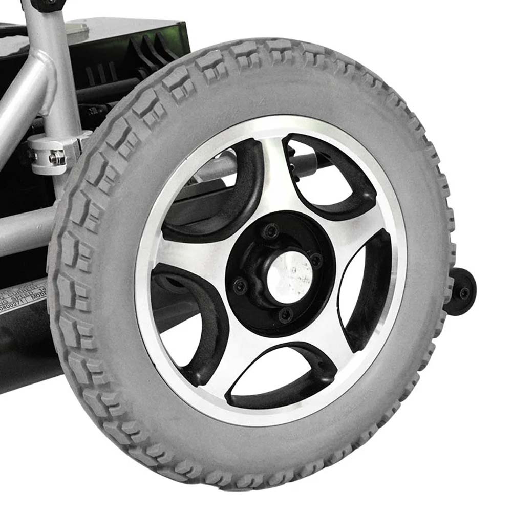 Roda Traseira com Pneu Maciço Cadeira de Roda D900 Dellamed