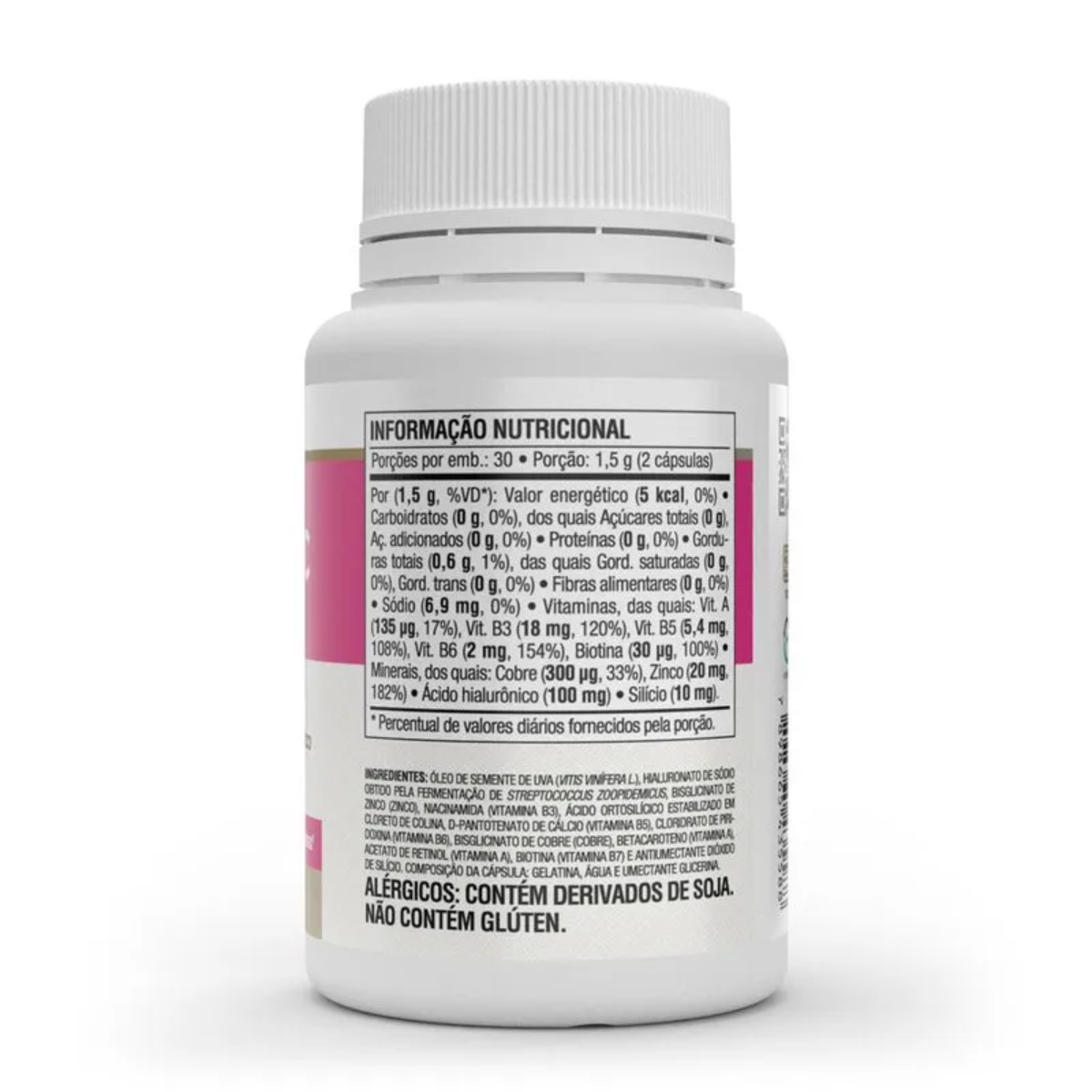 Hyaluronic Hair 60 Cápsulas 500mg Vitafor