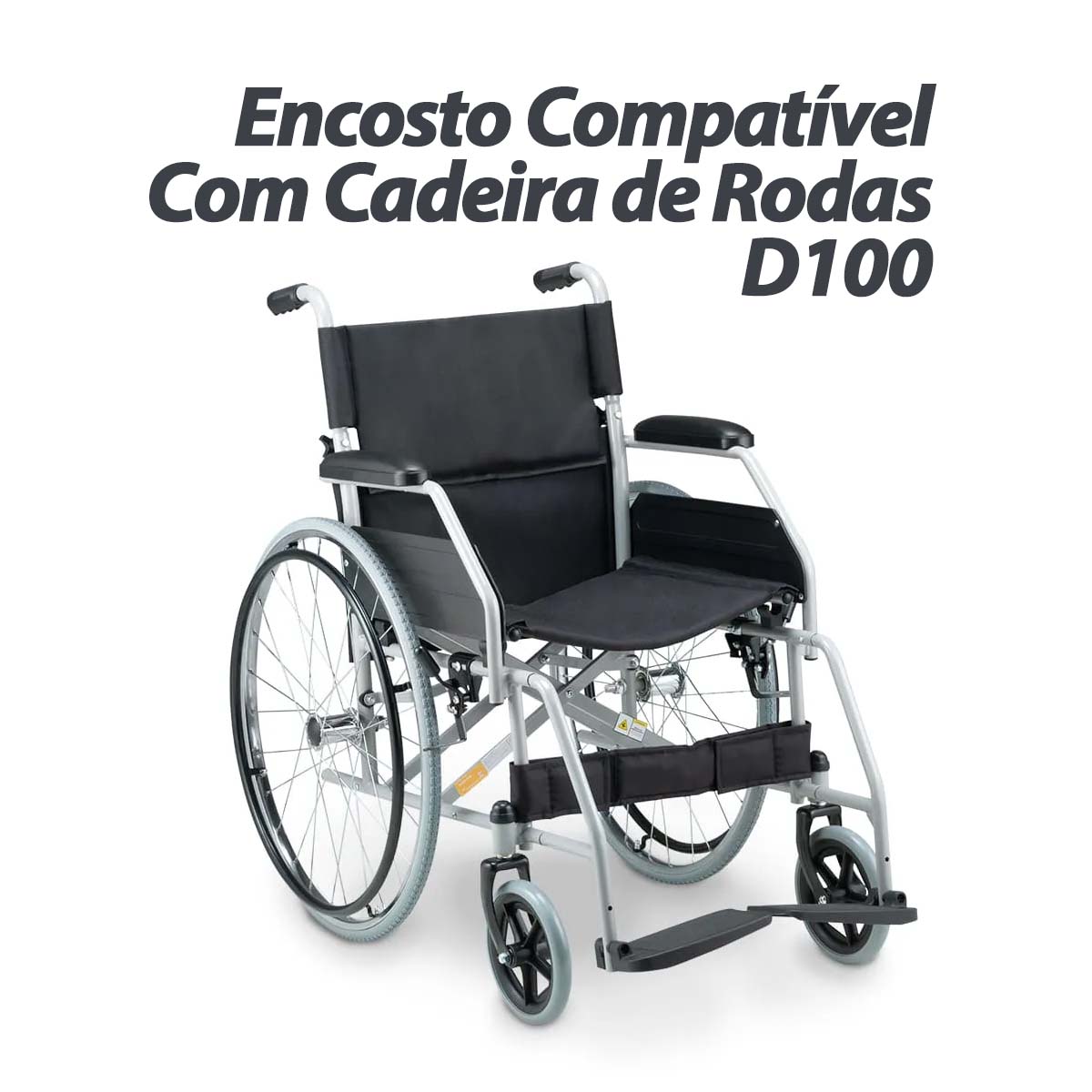 Encosto Cadeira de Rodas D100 Removivel Dellamed