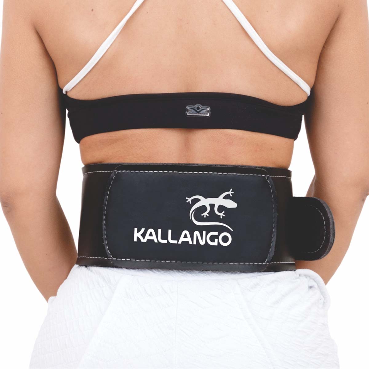 Cinturão de Musculação Couro Tam G Kallango