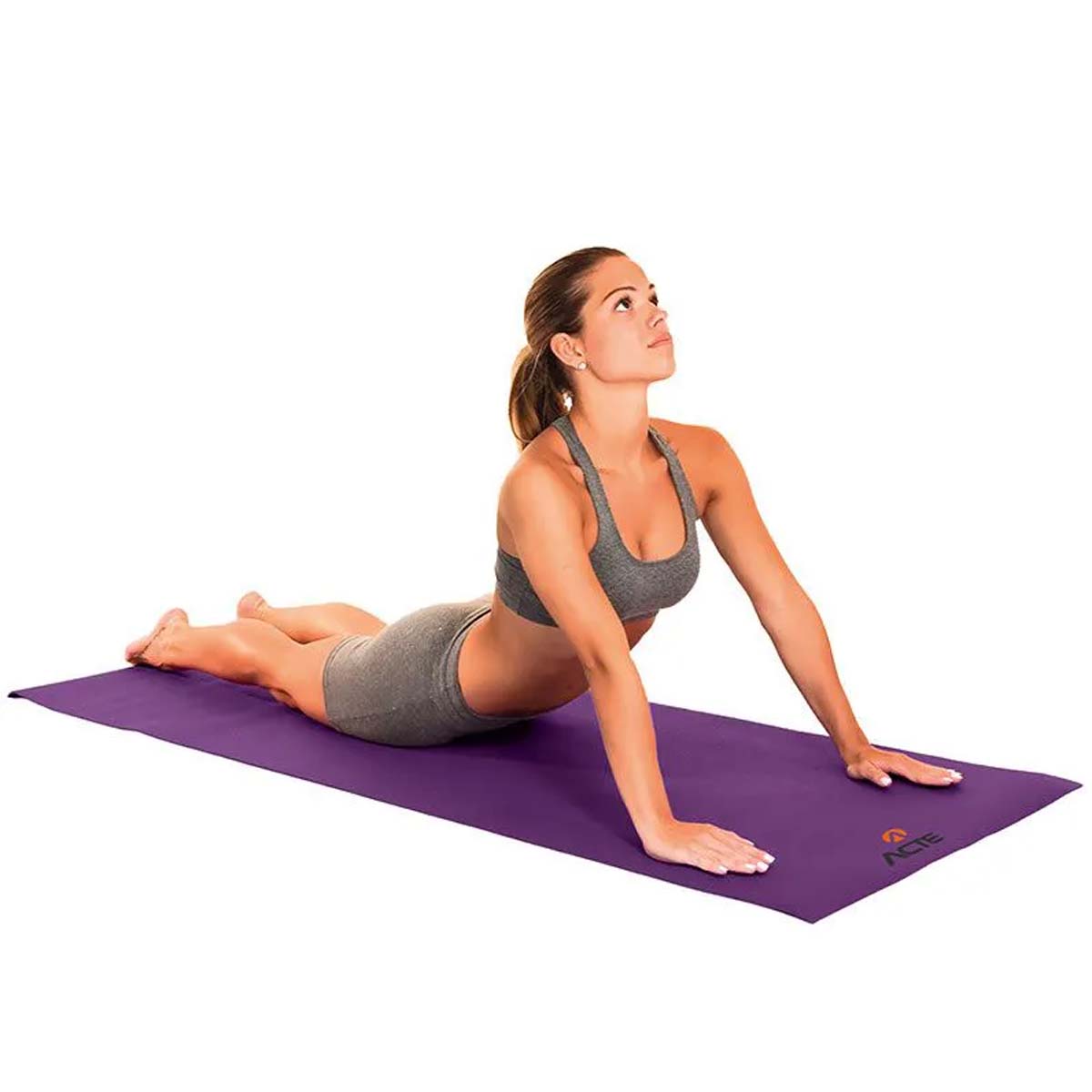 Tapete Yoga Mat Antiderrapante PVC T11 Azul Acte