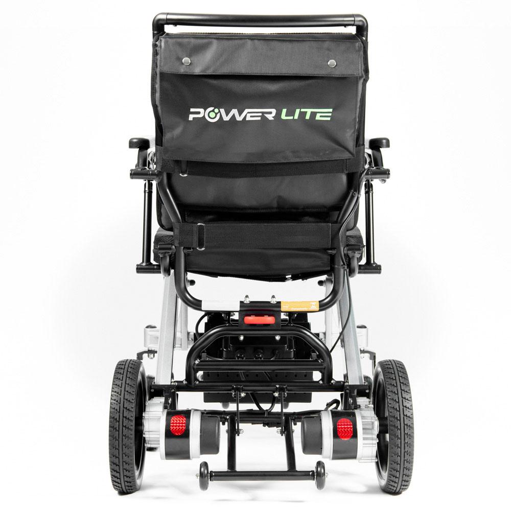 Cadeira de Rodas Motorizada Powerlite Pop Dobrável Prateada