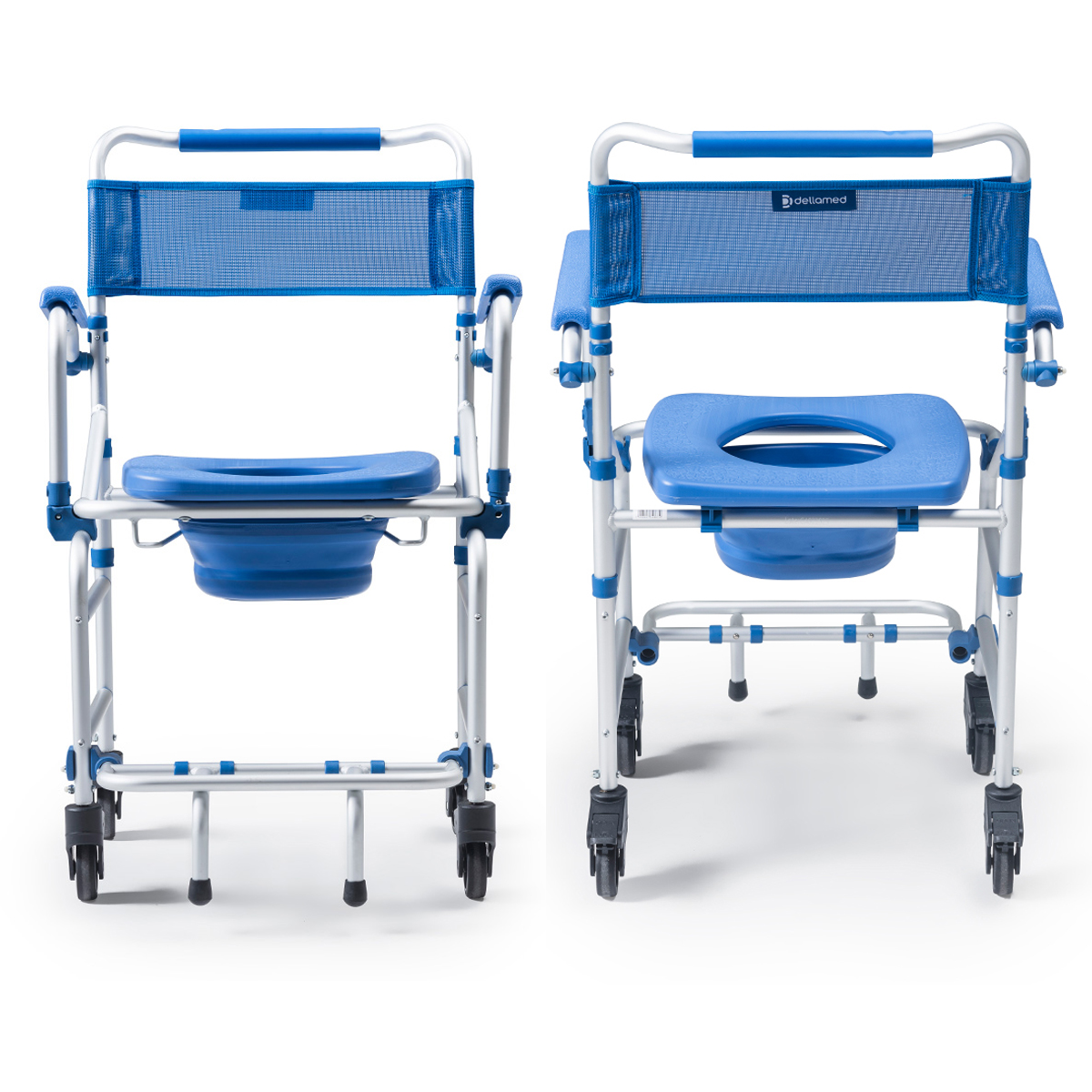 Cadeira de Banho D55 Alumínio Ultraleve Dellamed
